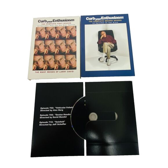 DVD FYC For Your Consideration Lot: Curb your Enthusiasm Season 1 & 2 + Bonus